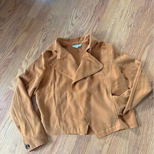 Tan Biker Jacket